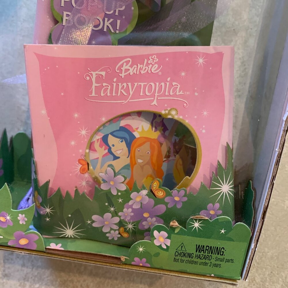 Barbie 2003 Fairytopia Purple Sparkle Fairy Mattel 3+ H2726 NRFB - Picture 4 of 14